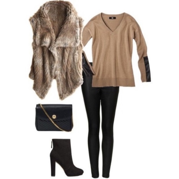 Calypso st Barth rabbit fur vest size M - Picture 4 of 6